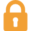 Locked padlock